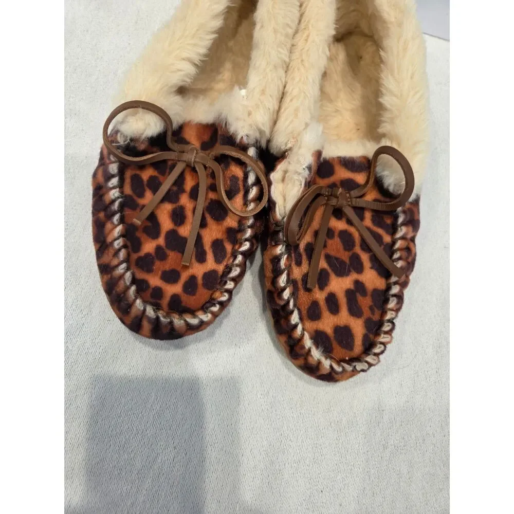 J. Crew Slippers Cheetah Print Women's Size US9